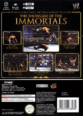 WWE WrestleMania X8 box cover back